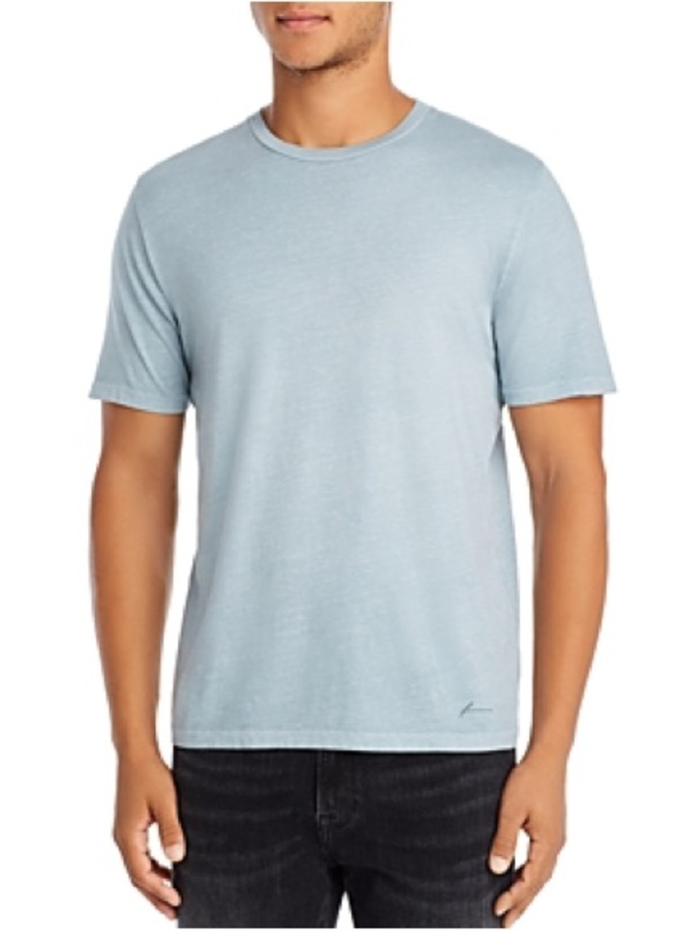 Frame Light Blue Short Sleeve Crew Tee